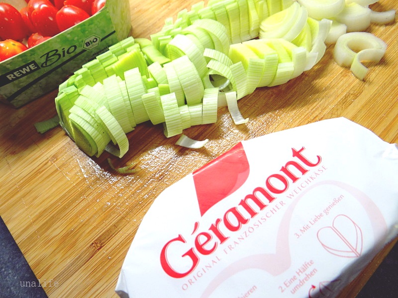 Nudelsalat mit Geramont Käse