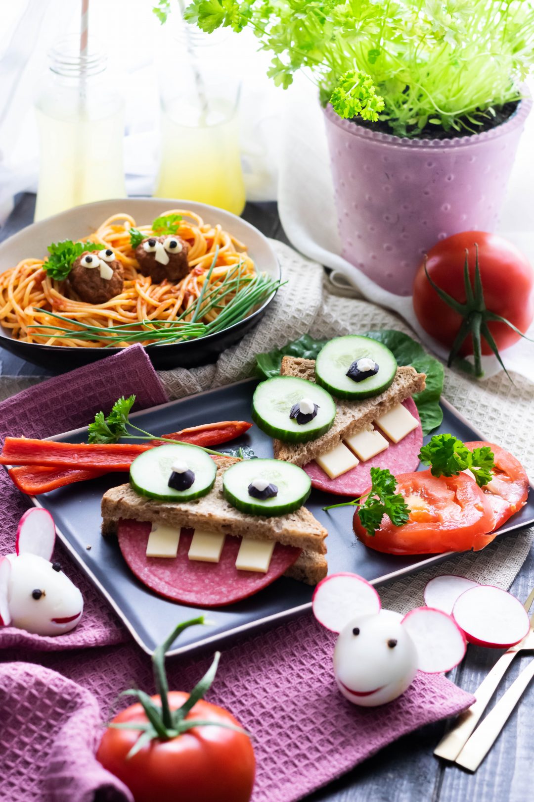 KINDER FOOD DEKO Das Essen dekorieren, damit es besser schmeckt! Unalife